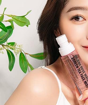 ORJENA Rosewater & Green Tea Face Mist Face Spray Rose Water for Face Rosewater Spray_Korean Skin Care K Beauty_K Cosmetic - Buy Online on GoSupps.com