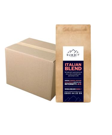 Summit Italian Blend Coffee Beans (Case 10 x 500G)