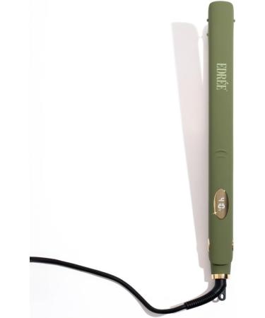 Aur lie 5 Extra Long Titanium Hair Straightener Iron - LED Display Adjustable Heat 330 F-450 F Dual Voltage & 360 Swivel Cord - Perfect for International Use (Olive - Buy Online on GoSupps.com