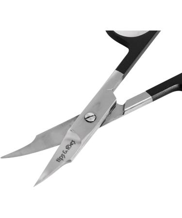 Nose Ear Hair Grooming Scissors - Men's Beard and Mustache Trimming Tool - Facial Hair Clippers and Eyebrow Scissors - Precision Hair Removal Scissor (Black) - Buy Online on GoSupps.com