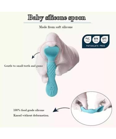 6-Piece Silicone LED Weaning Baby Feeding Set in Gray | BPA-Free, Dishwasher Safe - Buy Online on GoSupps.com