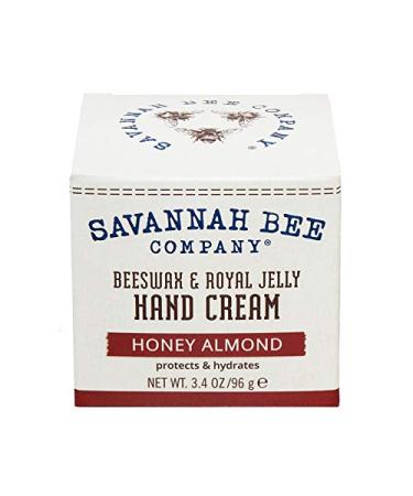 Savannah Bee Co. Beeswax Hand Cream 3.4oz Jar - Honey-Almond | Moisturizing Hand Care - Buy Online on GoSupps.com