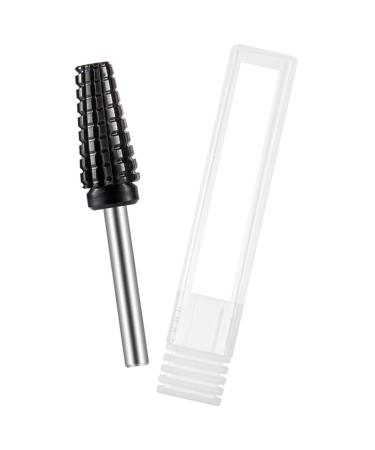 Healeved Black Ceramic Nail Polishing Head Nail Art Drill Bits Nail File Drill Bits Braiding Toy Rainbow Desk Organizer Cuticle Drill Bit Rainbow Hair Clips Ceramics Nail Drill Women's