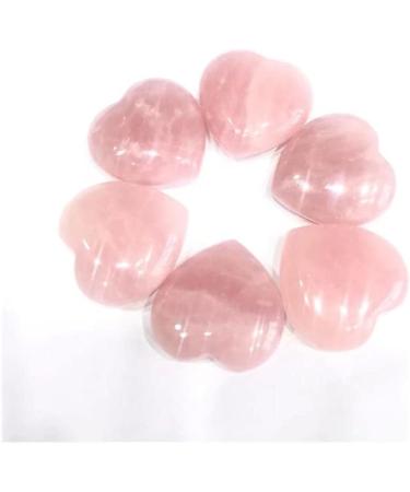Heart Shaped Natural Rose Quartz PalmLove Gemstone Pink Gifts Beautiful (Color : 1pcs Size : Approx30mm) zhenghong Approx30mm 1pcs - Buy Online on GoSupps.com