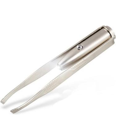 Beavorty LED Light Eyelash Tweezer Eyebrow Hair Removal Tweezer Eyebrow Tweezer - Buy Online on GoSupps.com