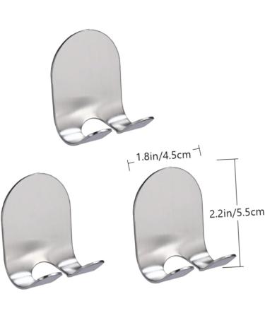 Cabilock Stainless Steel 3-Stage Shaver Holder & Hooks - Durable Razor Rack & Plug-Robe Tool for Men - No Damage Wall Stickers - Buy Online on GoSupps.com