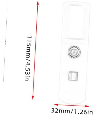 DOITOOL 1pc Sprayer Hydrating Humidifier Mini Humidifier Desktop Humidifier Face Humifigier L8 Spa - Buy Online on GoSupps.com