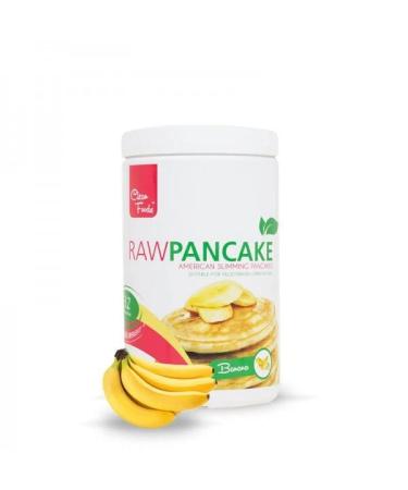 CleanFoods Pancakes Raw Pancake Banana 425g pack I Konjac Glucomannan I only 45 calories per 100 g I Preparation in 2 minutes