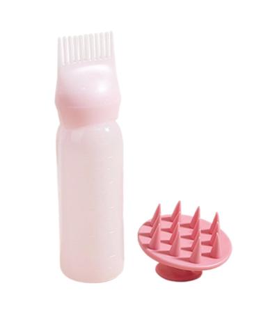Healeved 2 Sets Hair Dye Bottle Applicator Bottle for Hair Root Comb Bottle Squeeze Root Comb Applicator Comb Bottle for Hair Coloring Comb Bottle for Hair Styling Comb Bottle for Hair Care