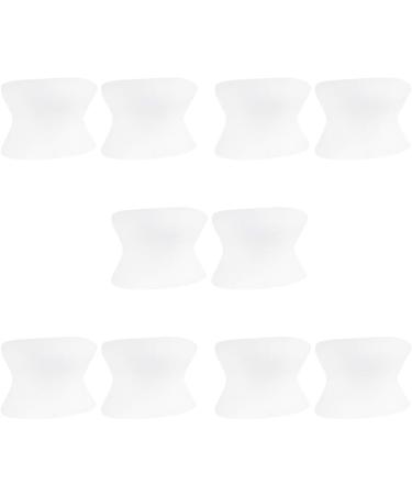 EXCEART Hallux Pad & Bunion Brace - 5 Pairs Adjustable Splint for Overlapping Toes Big Separation Varus Pad - International Shipping - Buy Online on GoSupps.com