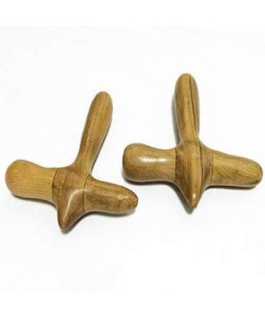GROCKSTR Foot Massage Wooden Stick Tool | Hand Foot & Full Body Relaxation Massage Tool for Ultimate Comfort - Buy Online on GoSupps.com