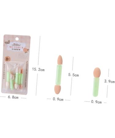 8pcs Sponge Eyeshadow Stick Sponge Applicator Eyeshadow Accessories Eye Shadow Eye Shadow Stick Double Head Beauty Device Eyeshadow Sponge Eyeshadow Brush - Buy Online on GoSupps.com
