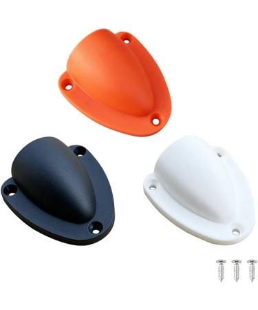 Berfi Life Marine Wire Cable Vent Cover - Black Small Clam Shell Vent for Boat/Yacht - 1 Piece with 3 Screws - Buy Online on GoSupps.com