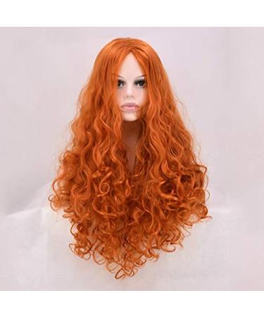 Brave Princess Merida Wig - Long Curly Synthetic Hair Cosplay Costume & Halloween Role Play for Women - Buy Online on GoSupps.com