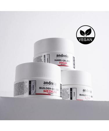  Andreia Andreia Professional UV & LED Biphasic Nail Builder Gel for Strengthening Nails or Extension High Viscosity Formula 44 g Pot Light Pink - Buy Online on GoSupps.com