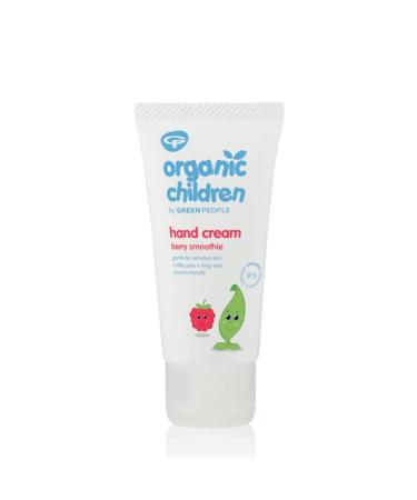 GREEN PEOPLE Organic Children Berry Smoothie Hand Cream 50ml Nourishing organic children s hand cream with delicious fruity scent 91% certified organic ingredients