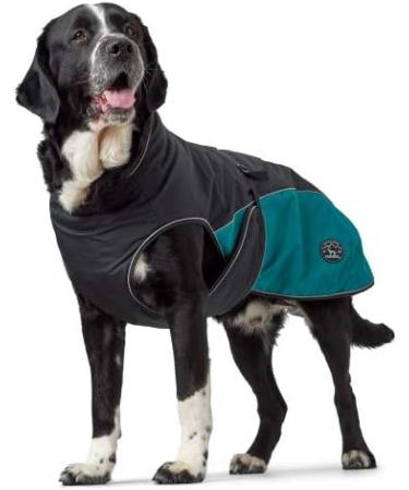 Shop Hunter Uppsala 2-in-1 All-Round Dog Coat - Water-Repellent Fleece Anthracite/Petrol - International Shipping Available - Buy Online on GoSupps.com