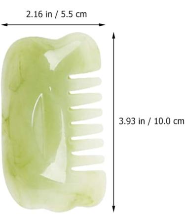 Milists 7-Piece Face Scraping Board Set - Anti-Fold Body Massage & Facial Stone Device for Men & Women - Light Green - Buy Online on GoSupps.com