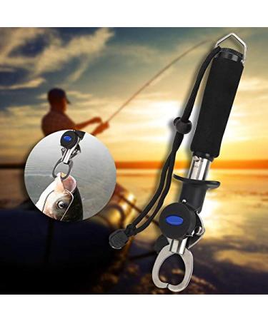 RiToEasysports 3 in 1 Fish Lip Grabber | Premium Fish Holder with Scale & Tape Measure | Essential Fishing Tackle & Accessories for Anglers - Buy Online on GoSupps.com