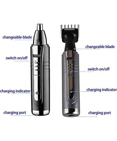 Nose and Ear Hair Trimmer - Painless Rechargeable Wet/Dry Grooming Tool for Men & Women - Easy to Clean & Maintain - Buy Online on GoSupps.com
