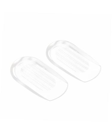 FRCOLOR Foot Care Insoles Clear Silicone Shoes Insoles Shoe Insoles Foot Insoles Invisible Heel Cusion Insoles As Shown L