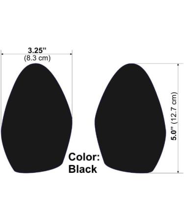 Stick-on Suede Soles for High-Heeled Shoes - 3 Pairs (Black, Light Tan, Gold Tan) - SUEDE-LA-r02 - Buy Online on GoSupps.com