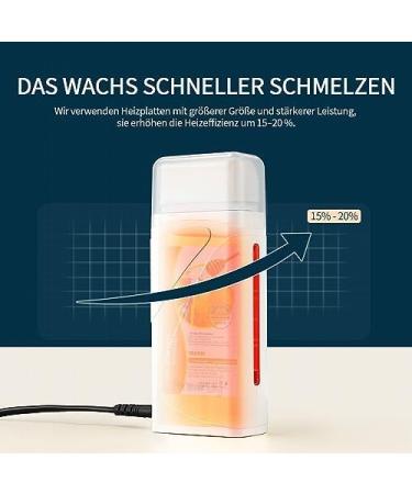 LIARTY Roll-On Warm Wax for Hair Removal - Painless Depilation for Men & Women | EU Plug - Buy Online on GoSupps.com