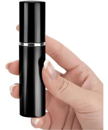 kawehiop 5 Pieces Atomizers Portable 10ml Mini Spray Bottle Fragrance Empty Refillable Metal Sprayer Travel Makeup Tools Black - Buy Online on GoSupps.com