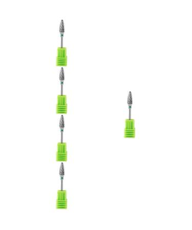 POPETPOP 5pcs Nail Polisher Nail Drill Bits for Nails Pro Tools Professional Drill Bits Nail Drill Bits Cuticle Nail Tools for Nail Art Nail Supplies Electric Tools Tungsten Steel Fragments 7x1.3cmx5pcs As Shown 3x5pcs