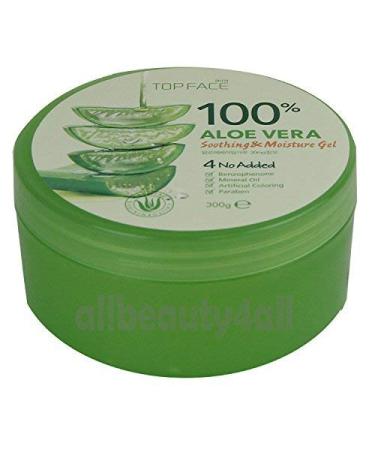 TOPFACE 100% Aloe Vera Soothing & Moisture Gel 300g - Korean Hydration & Skin Relief for All Skin Types - Shop Worldwide - Buy Online on GoSupps.com