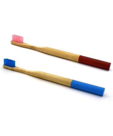 Shop Minkissy Wooden Bristle Toothbrushes - Eco-Friendly Dental Care for a Healthy Smile - Buy Online on GoSupps.com