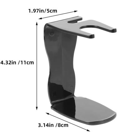 Nolitoy 2-Piece Plastic Razor and Brush Stand Set | Safety Razor Holder for Men | Perfect Gift for Husband Father or Friend - Buy Online on GoSupps.com