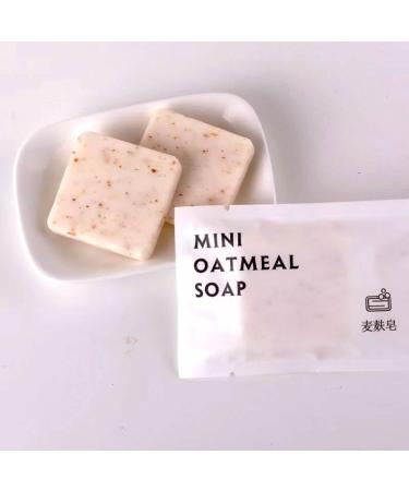 Buy 20g Mini Square Oatmeal Soap | Gentle Skin Care for Bathing & Hand Washing | Ideal for All Skin Types - Buy Online on GoSupps.com
