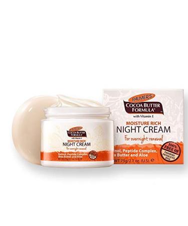 Palmer's Cocoa Butter Night Cream 2.7 oz | Moisture Rich & Hydrating Formula - Buy Online on GoSupps.com