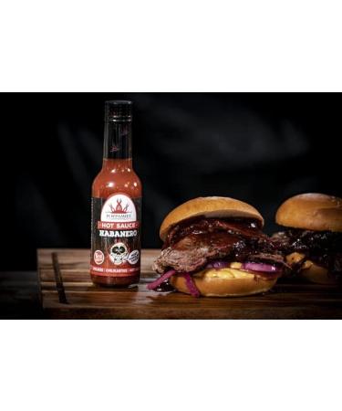 Poppamies Habanero Hot Sauce - Gluten Free Vegan 150ml | Medium Spicy 5/10 - Buy Online on GoSupps.com