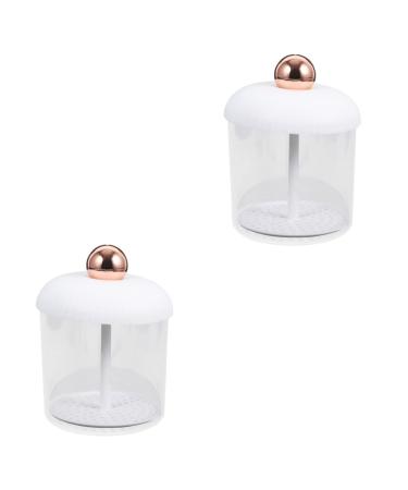 FRCOLOR 2pcs Bubble Bottle Bubble Bottle Facial Bubble Foamer Form Whip Maker Whip Bubble Maker Foam Bubble Maker Skin Care Face Skin Care Products White Abs 7x7cmx2pcs Whitex2pcs