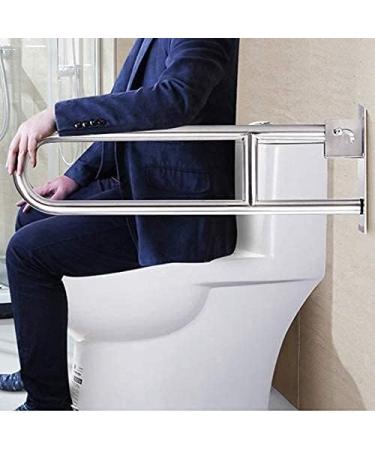 Safety Handrail Grab Bar Armrest Bathroom Shower Fold Handicapped Anti-Slip Polished Chrome Handfor Toilet Elderly/Children 70Cm - Buy Online on GoSupps.com