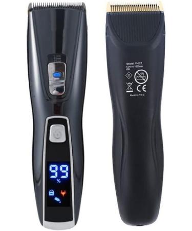 Professional Adjustable Hair Clipper & Electric Beard Trimmer for Men - Full Body Groomer in Black | International Shipping Available - Buy Online on GoSupps.com
