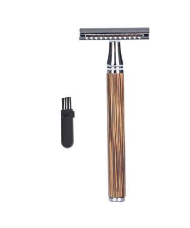 Long Handle Safety Razor for Men & Women - Double Edge Manual Shaver | No Shaving Slice | Eco-Friendly Grooming - Buy Online on GoSupps.com