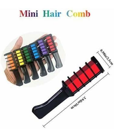 10pcs Temporary Hair Chalk Hair Color Comb Washable Hair Dye Salon Party Set -HnQ - Buy Online on GoSupps.com