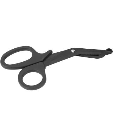 JECTSE Military Emergency Rescue Scissors | Stainless Steel EMT First Aid Trauma Scissors for Flat Cutting & Versatile Use | Durable Black Design  - Buy Online on GoSupps.com
