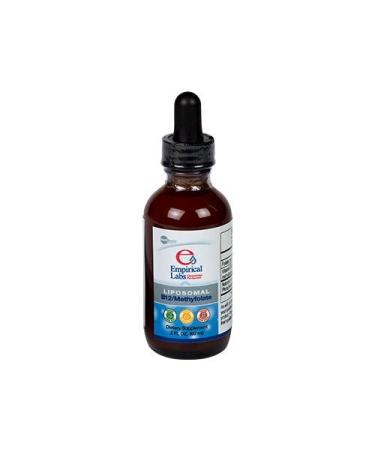 Liposomal Vitamin B-12 with L-5-mthf Professional Single Dosage Quanities of Methylfolate Liquid As Methylcobalamin and Natural (Non-hydrogenated) Phosphatidyl Choline Non GMO Non Soy 2 Fl Oz 2 Fl Oz (Pack of 1)