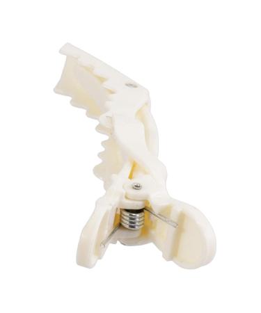perfk Set of 6 White Hair Clip Combi-Clip Sectioning Clips - Perfect for Styling & Sectioning | International Shipping Available - Buy Online on GoSupps.com