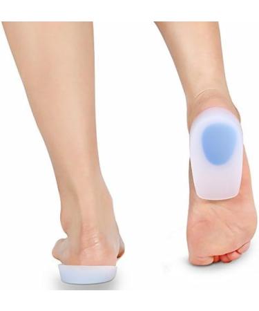 Super Soft Heel Pillow Gel Inserts - Orthotic Cushion for Plantar Fasciitis Relief (EU Size 39-44) - 2 Pairs of Heel Support - Buy Online on GoSupps.com