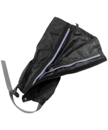 Volumoon Waterproof Gaiters - Outdoor Oxford Leg Protection Against Snow Rain & Insects for Hiking Skiing & Climbing (Black) - 1 Pair - Buy Online on GoSupps.com