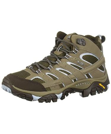 Merrell Women s Moab 2 Mid Gtx Hiking Boot 6.5 Brindle
