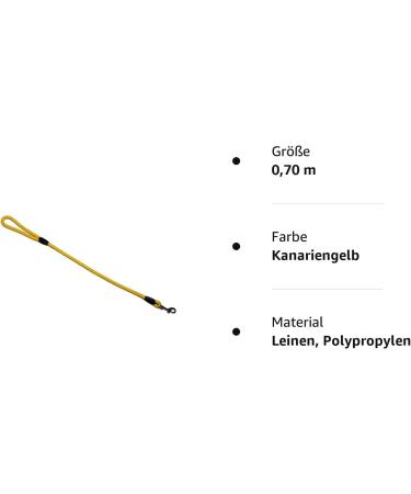 Canary Yellow Leash - 10mm Rope Leash with Hand Loop | 27 Colors 7 Lengths Available - International Shipping - Buy Online on GoSupps.com