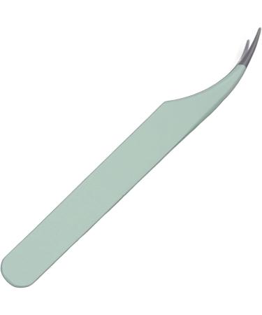 Curved Eyelash Tweezers - Ergonomic Stainless Steel Bright Color | Safe & Essential for Beauticians & Beauty Salons - International Shipping Available - Buy Online on GoSupps.com