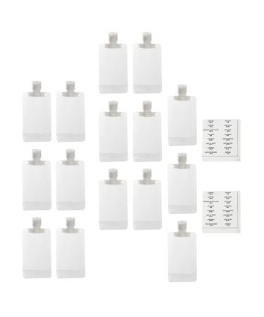 1 Set of Simple Practical Essence Lotion Sub Bag Lotion Sample Bag Travel Size Refillable Empty Squeeze Pouch for Cosmetic 100ml