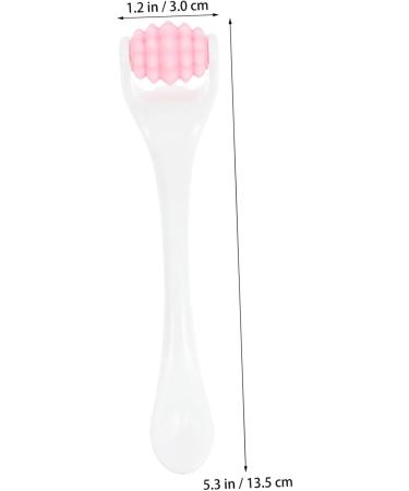 Silicone Face Massager & Eye Roller - Pink Beauty Device for Glowing Skin | International Shipping - Buy Online on GoSupps.com